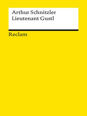 cover image of Lieutenant Gustl